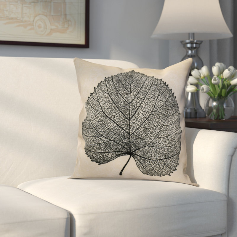 Alcott Hill Miller Leaf Study Outdoor Throw Pillow & Reviews Wayfair